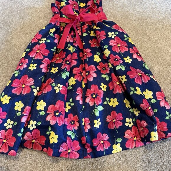 Cinderella Girls Dress 10 Spring Summer Sleeveless Tie Back Zipper Tulle Pretty - Picture 6 of 11